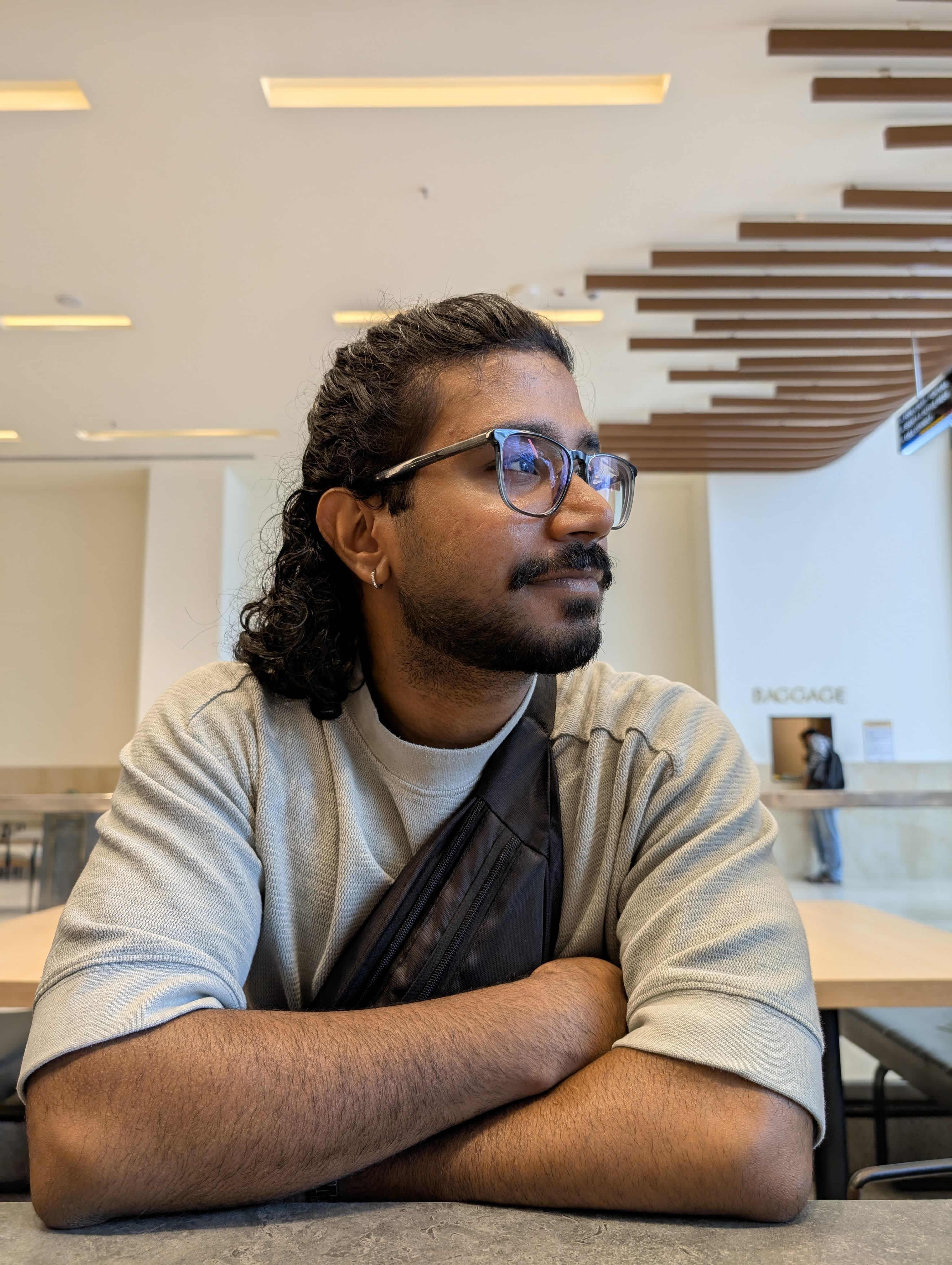 portrait of K N Anantha nandanan